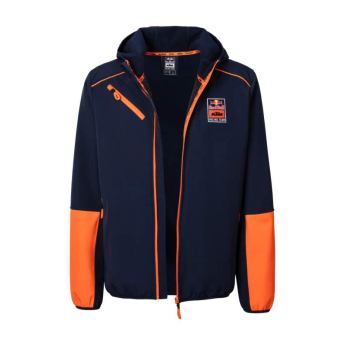 Red Bull KTM muška jakna s kapuljačom Softshell Grid navy