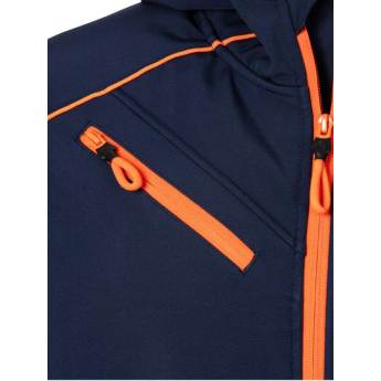 Red Bull KTM muška jakna s kapuljačom Softshell Grid navy