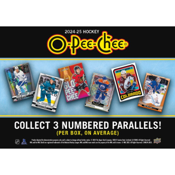 NHL boxovi NHL hokejske karte 2024-25 Upper Deck O-Pee-Chee Blaster Box