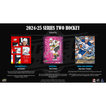 NHL boxovi NHL hokejske karte 2024-25 Upper Deck Series 2 Hobby Box