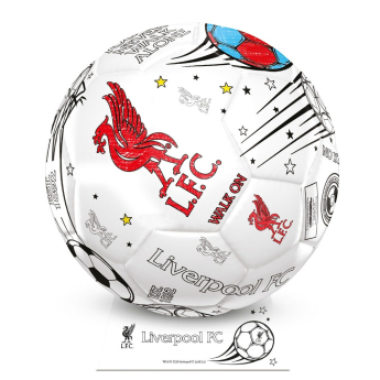 FC Liverpool nogometna lopta Colour - size 2