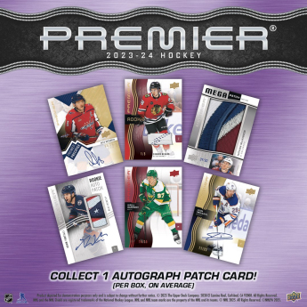 NHL boxovi NHL hokejske karte 2023-24 Upper Deck Premier Hockey Hobby Box