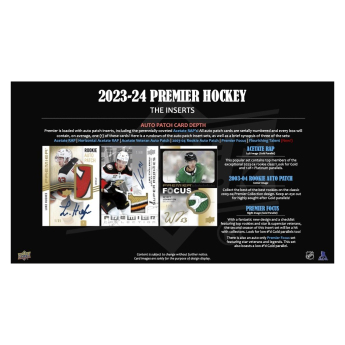 NHL boxovi NHL hokejske karte 2023-24 Upper Deck Premier Hockey Hobby Box