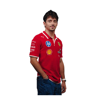 Ferrari muška polo majica China GP official Teamline Replica F1 Team 2025