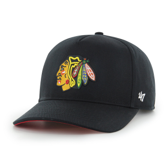 Chicago Blackhawks kapa za bejzbol Hitch black