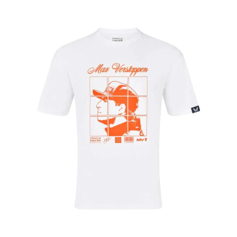 Red Bull Racing muška majica Max Verstappen MV1 white F1 Team 2025