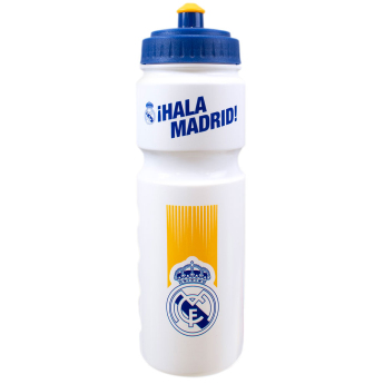 Real Madrid boca za piće Hala Madrid text in navy