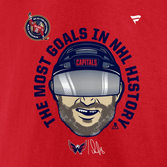 Washington Capitals muška majica Alex Ovechkin #8 Washington Capitals The GR8 Chase Caricature