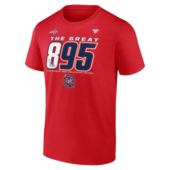 Washington Capitals muška majica Alex Ovechkin #8 The GR8 Chase Scorer 895 red