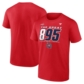 Washington Capitals muška majica Alex Ovechkin #8 The GR8 Chase Scorer 895 red