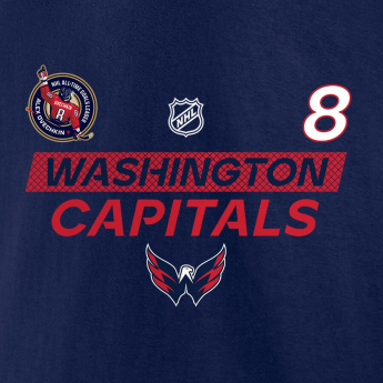 Washington Capitals muška majica Alex Ovechkin #8 Washington Capitals The GR8 Chase Scorer Name & Number