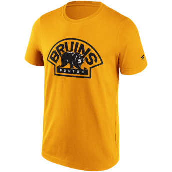 Boston Bruins muška majica Primary Logo Graphic yellow