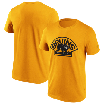 Boston Bruins muška majica Primary Logo Graphic yellow