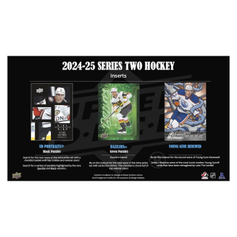 NHL boxovi NHL hokejske karte 2024-25 Upper Deck Series 2 Tin Box