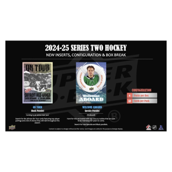 NHL boxovi NHL hokejske karte 2024-25 Upper Deck Series 2 Tin Box