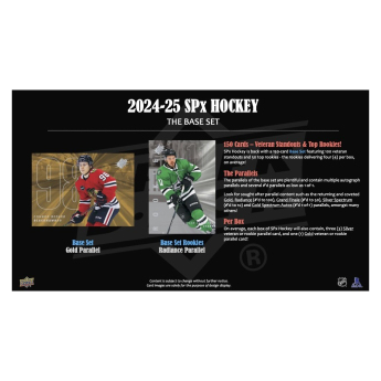 NHL boxovi NHL hokejske karte 2024-25 Upper Deck SPx Hockey Hobby Box