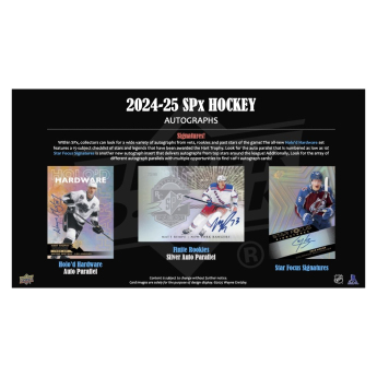 NHL boxovi NHL hokejske karte 2024-25 Upper Deck SPx Hockey Hobby Box