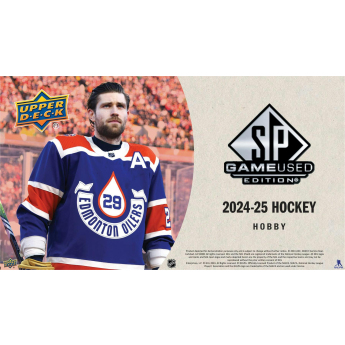 NHL boxovi NHL hokejske karte 2024-25 Upper Deck SP Game Used Hobby Box