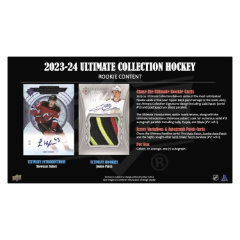 NHL boxovi NHL hokejske karte 2023-24 Upper Deck Ultimate Hobby Box