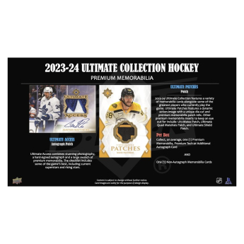 NHL boxovi NHL hokejske karte 2023-24 Upper Deck Ultimate Hobby Box