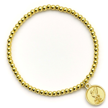 FC Liverpool narukvica Gold Finish Bead