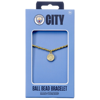 Manchester City narukvica Gold Finish Bead
