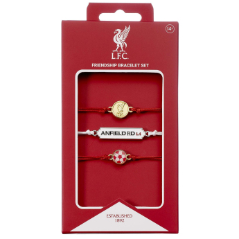 FC Liverpool set od 3 narukvice Friendship