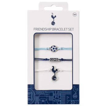 Tottenham Hotspur set od 3 narukvice Friendship