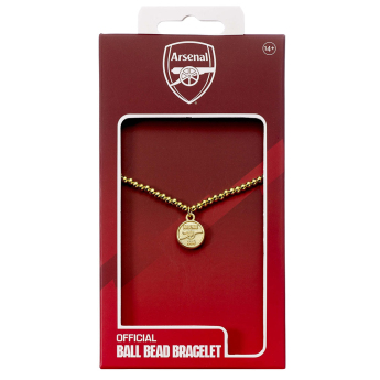 FC Arsenal narukvica Gold Finish Bead