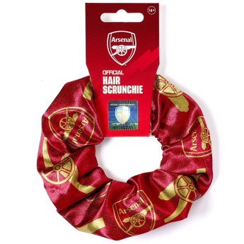 FC Arsenal gumica za kosu colourful satin