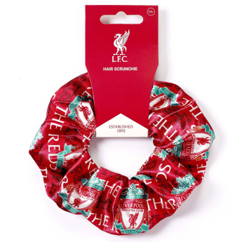 FC Liverpool gumica za kosu colourful satin
