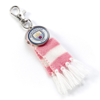 Manchester City privjesak za torbu Pink Bar Scarf