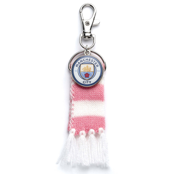 Manchester City privjesak za torbu Pink Bar Scarf