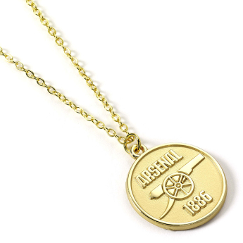FC Arsenal privjesak za lančić Gold Finish Crest Necklace