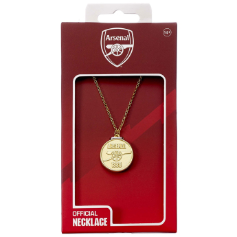 FC Arsenal privjesak za lančić Gold Finish Crest Necklace