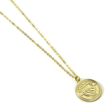Manchester City privjesak za lančić Gold Finish Crest Necklace