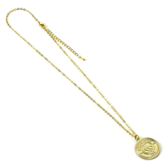 Manchester City privjesak za lančić Gold Finish Crest Necklace