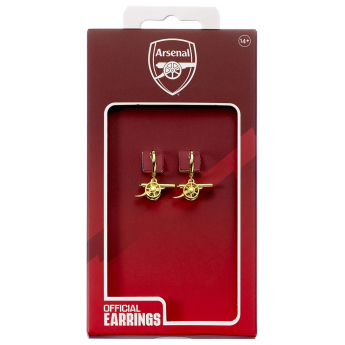 FC Arsenal naušnice Gold Finish Cannon Hoop