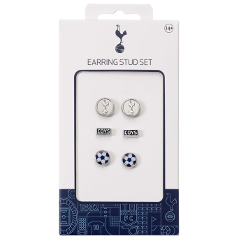 Tottenham Hotspur set naušnica three unique designs
