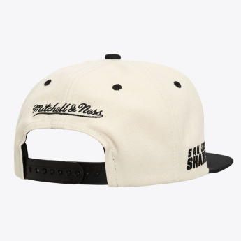 San Jose Sharks šilterica ravnog oboda Evergreen Cream Black Snapback