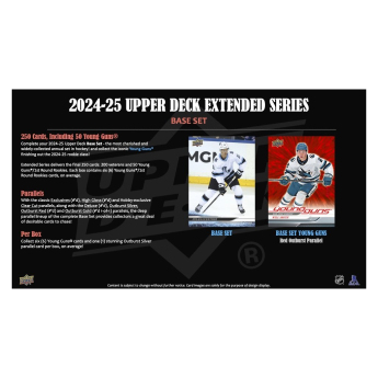 NHL boxovi NHL hokejske karte 2024-25 Upper Deck Extended Series Hobby Box