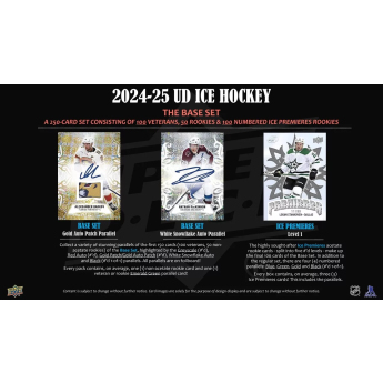 NHL boxovi NHL hokejske karte 2024-25 Upper Deck Ice Hockey Hobby Box