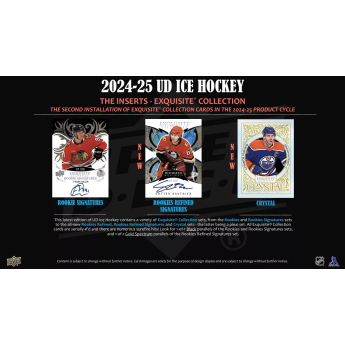 NHL boxovi NHL hokejske karte 2024-25 Upper Deck Ice Hockey Hobby Box