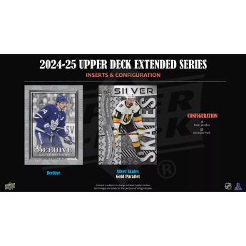 NHL boxovi NHL hokejske karte 2024-25 Upper Deck Extended Series Hockey Blaster Box