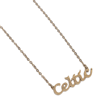 FC Celtic privjesak za lančić Gold Plated Name Dropper Necklace