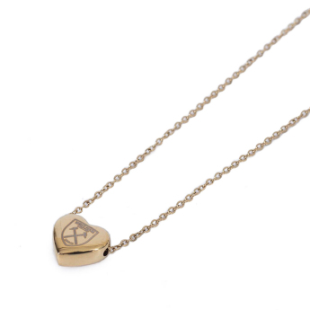 West Ham United privjesak za lančić Gold Plated Heart Necklace