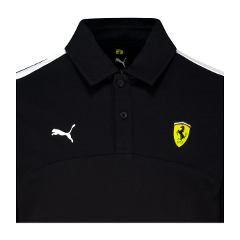 Ferrari muška polo majica Logo black F1 Team 2025