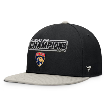 Florida Panthers šilterica ravnog oboda 2025 Stanley Cup Champions Snapback Hat black