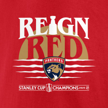 Florida Panthers muška majica 2025 Stanley Cup Champions Hometown DNA red