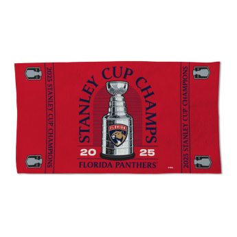 Florida Panthers ručnik 2025 Stanley Cup Champions Locker Room Double-Sided Celebration